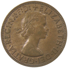 Монета 1 пенни 1964 года Австралия (реверс)