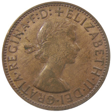 Монета 1 пенни 1964 года Австралия (реверс)