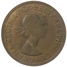 Монета 1 пенни 1964 года Австралия (реверс)