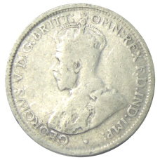 Монета 6 пенсов 1926 года Австралия (реверс)