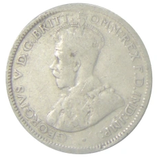 Монета 6 пенсов 1926 года Австралия (реверс)