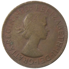 Монета 1 пенни 1963 года Австралия (реверс)