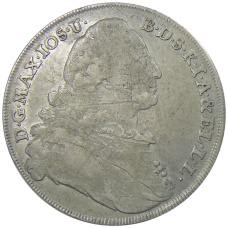 Монета 1 талер 1775 года Германские государства — Бавария (реверс)