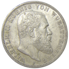 Монета 3 марки 1912 года F Германия (Вюртемберг) (аверс)
