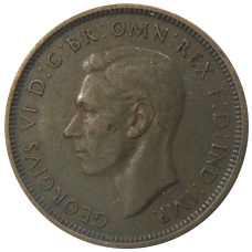 Монета 1/2 пенни 1938 года Австралия (реверс)