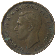 Монета 1/2 пенни 1938 года Австралия (реверс)