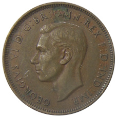 Монета 1/2 пенни 1938 года Австралия (реверс)