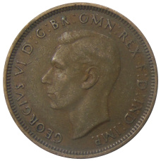 Монета 1/2 пенни 1938 года Австралия (реверс)