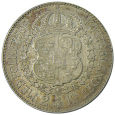 Монета 2 кроны 1939 года Швеция (реверс)