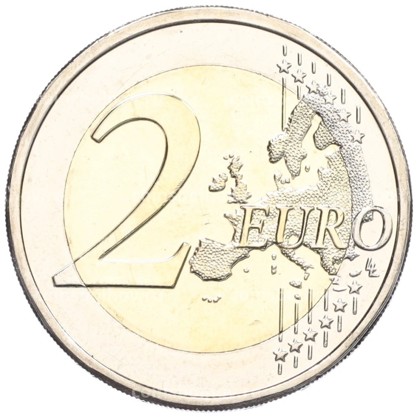 Монета 2 евро 2024 года Финляндия «Архитектурная фирма Геселлиус-Линдгрен-Сааринен» (вид 2)