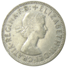 Монета 1 флорин 1954 года Австралия «Королевский визит в Австралию» (реверс)