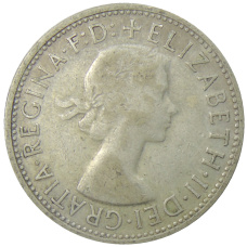 Монета 1 флорин 1954 года Австралия «Королевский визит в Австралию» (реверс)