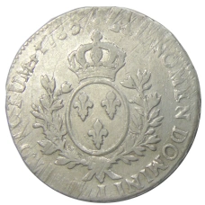 Монета 1 экю 1785 года  I Франция (реверс)