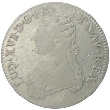 Монета 1 экю 1784 года A Франция (аверс)