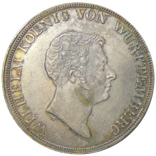 Монета 1 талер 1833 года Германские государства — Вюртемберг «Таможенный союз» (реверс)