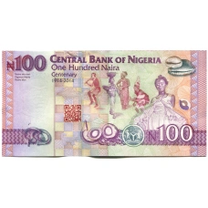 Банкнота 100 найра 2019 года Нигерия (вид 2)