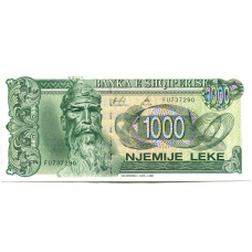 Банкнота 1000 лек 1996 года Албания