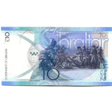 Банкнота 10 фунтов 2016 года Гибралтар (вид 2)