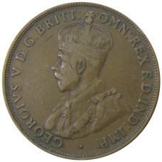 Монета 1 пенни 1921 года Австралия (реверс)