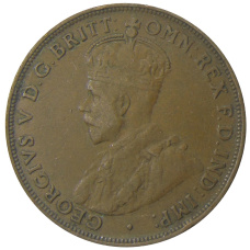 Монета 1 пенни 1921 года Австралия (реверс)