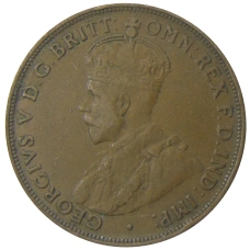 Монета 1 пенни 1921 года Австралия (реверс)