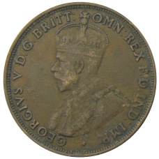 Монета 1 пенни 1921 года Австралия (реверс)