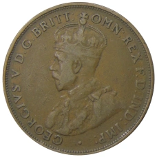 Монета 1 пенни 1921 года Австралия (реверс)