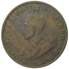 Монета 1 пенни 1924 года Австралия (реверс)