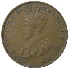 Монета 1 пенни 1927 года Австралия (реверс)