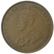 Монета 1 пенни 1933 года Австралия (реверс)