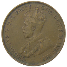 Монета 1 пенни 1933 года Австралия (реверс)