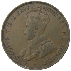 Монета 1 пенни 1933 года Австралия (реверс)