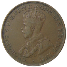 Монета 1 пенни 1933 года Австралия (реверс)