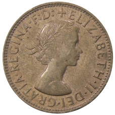 Монета 1 пенни 1962 года Австралия (реверс)