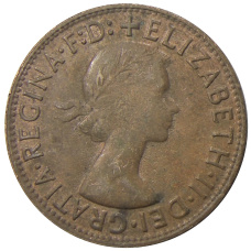 Монета 1 пенни 1963 года Австралия (реверс)