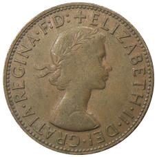 Монета 1 пенни 1963 года Австралия (реверс)