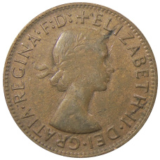 Монета 1 пенни 1963 года Австралия (реверс)