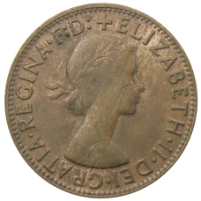 Монета 1 пенни 1964 года Австралия (реверс)