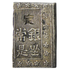 Монета 1 бу 1868-1869 года Япония (реверс)