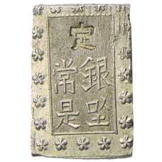 Монета 1 бу 1868-1869 года Япония (реверс)