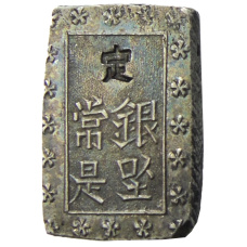 Монета 1 бу 1868-1869 года Япония (реверс)