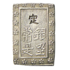 Монета 1 бу 1868-1869 года Япония (реверс)