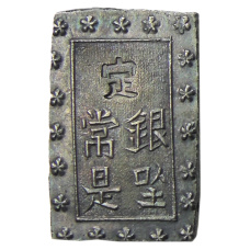 Монета 1 бу 1868-1869 года Япония (реверс)