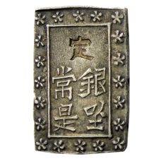 Монета 1 бу 1868-1869 года Япония (реверс)