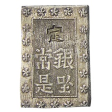 Монета 1 бу 1868-1869 года Япония (реверс)