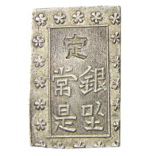 Монета 1 бу 1868-1869 года Япония (реверс)