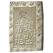 Монета 1 бу 1868-1869 года Япония (реверс)