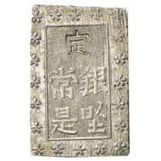 Монета 1 бу 1868-1869 года Япония (реверс)