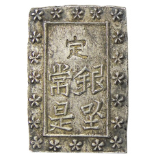 Монета 1 бу 1868-1869 года Япония (реверс)