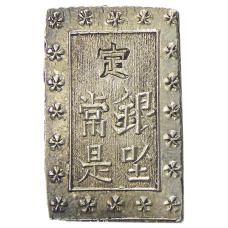 Монета 1 бу 1868-1869 года Япония (реверс)